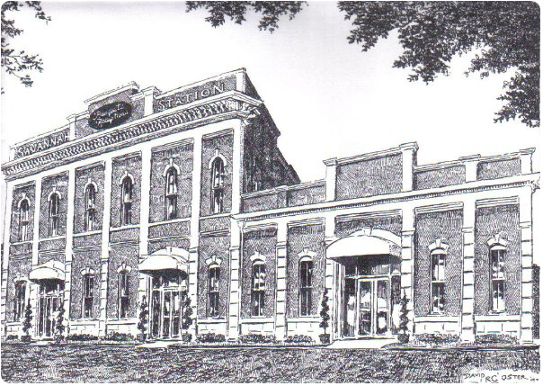 Sketch of Savannah Station